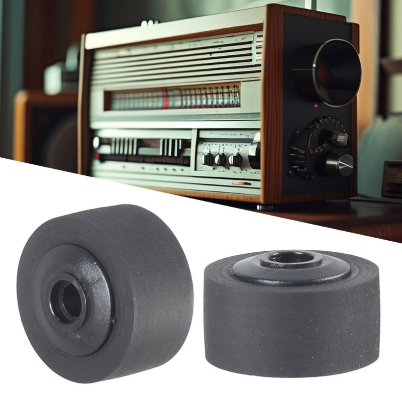 Packung mit 5 Kassettenrekorder Andruckrollen Rad Gummi Audio Kassetten Druckrollen Für Recorder Wartung