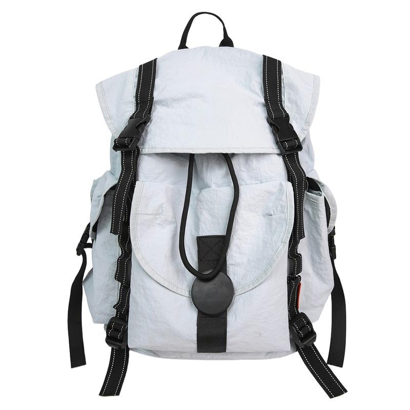 Large Capacity Sports Travel Backpack Anti-splashing Nylon Camping Hiking Backpack 2025 New Flip Bag Women