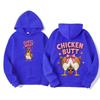 Cartoon Guess What Chicken Butt Cute Funny Hoodies Unisex Harajuku Vintage Kawaii Sweatshirts High Quality Long Sleeve Hoodie