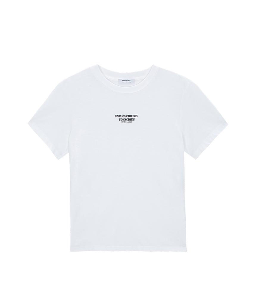WEREVE Slogan Logo T-Shirt_White