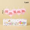 Curved Spiral Birthday Cake Candles - Creative Decorative Ornaments