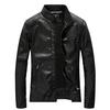 A men's new PU leather jacket spring and autumn men's jacket washed thin locomotive leather jacket