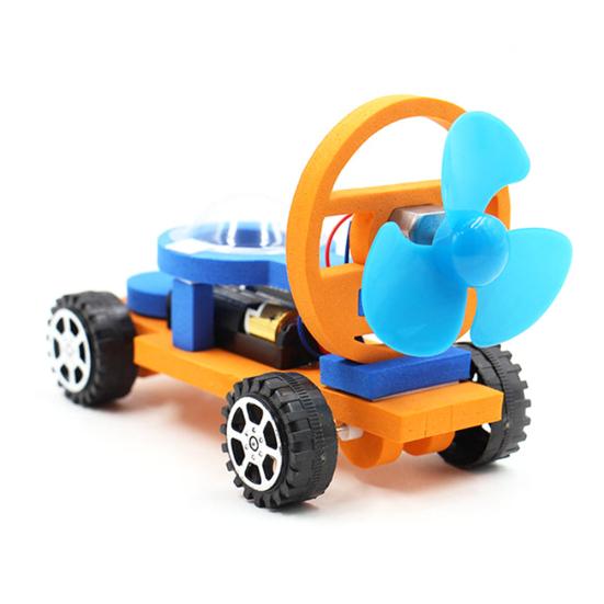 DIY Assembly Electric Racing Car Science Experiment Model Educational Kids Toy