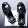 2025 New First-layer Cowhide Business Commuter Shoes Derby Shoes Men's Leather Shoes British Style Round Head Men's Trend Versatile