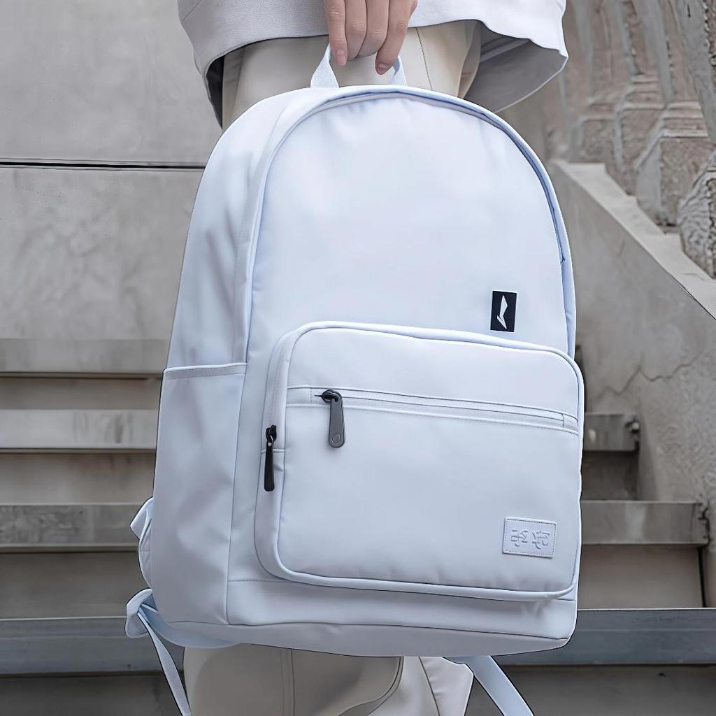 Li-Ning Travel Backpack, Large Capacity, Casual Bag, Laptop Bag, Blue, One Size, for 15.6-inch Laptop