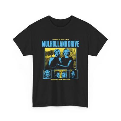 Mulholland Drive (2002) Movie T-Shirt – David Lynch Neo-Noir Film Tee