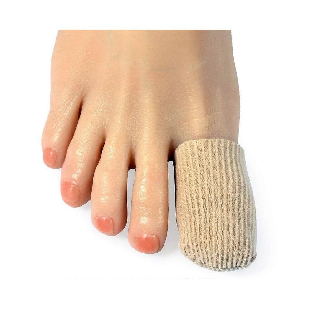 Gel Toe Caps,4 Pcs/Pack for Big Toes, Toe Covers,Toe Protectors (Brown)