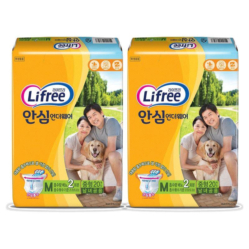 

Трусы Lifree Relief Средние 20 шт. x 2 упаковки