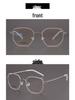Linde Ultra-Light Esben Irregular Polygonal Anti-Blue Light Myopia Glasses Frame
