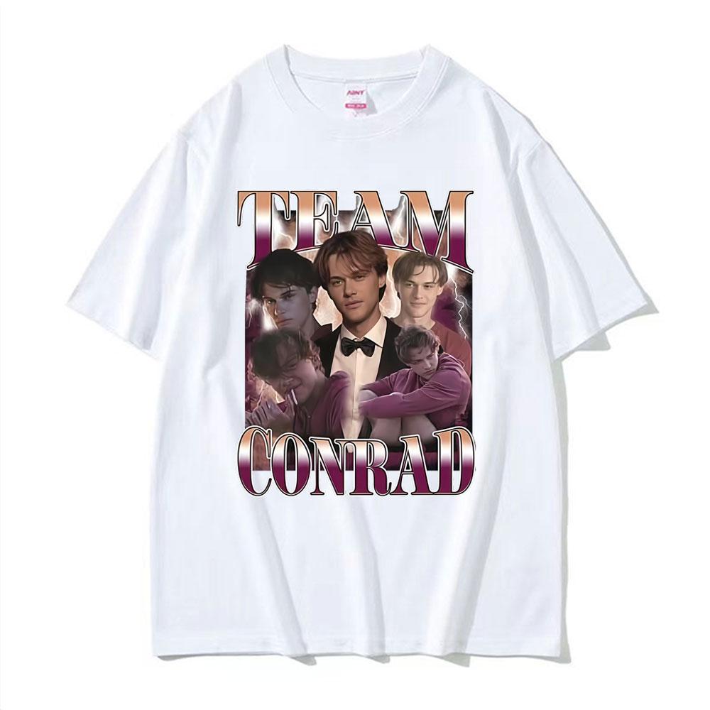 Team Conrad Fisher Cousins Beach Magliette Stampate Abbigliamento Unisex Harajuku Vintage Magliette di Alta Qualità Maglietta Comoda Streetwear