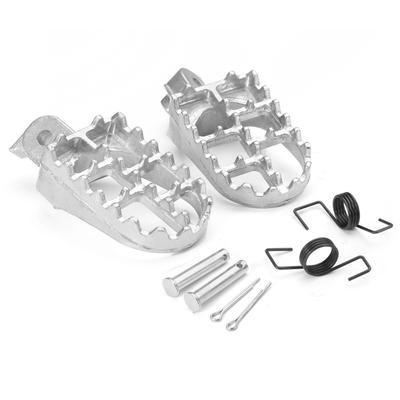 Un par de estriberas universales para motocicleta, reposapiés para moto de cross, para Yamaha PW50, PW80, TW200, Honda XR/CRF