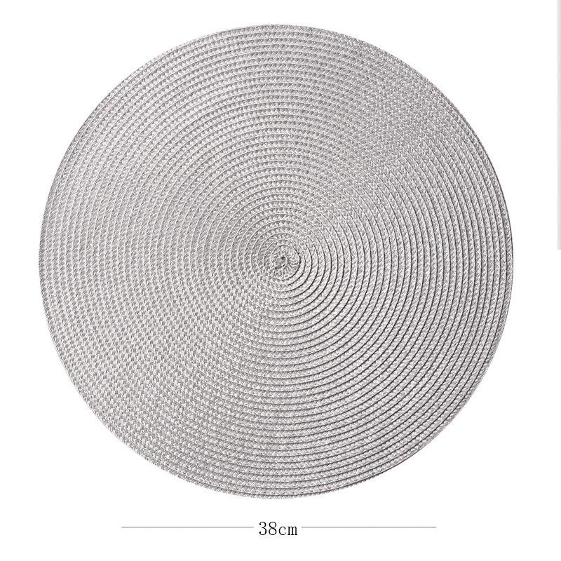 European and American wind waterproof and oil resistant about 38cm round placemat