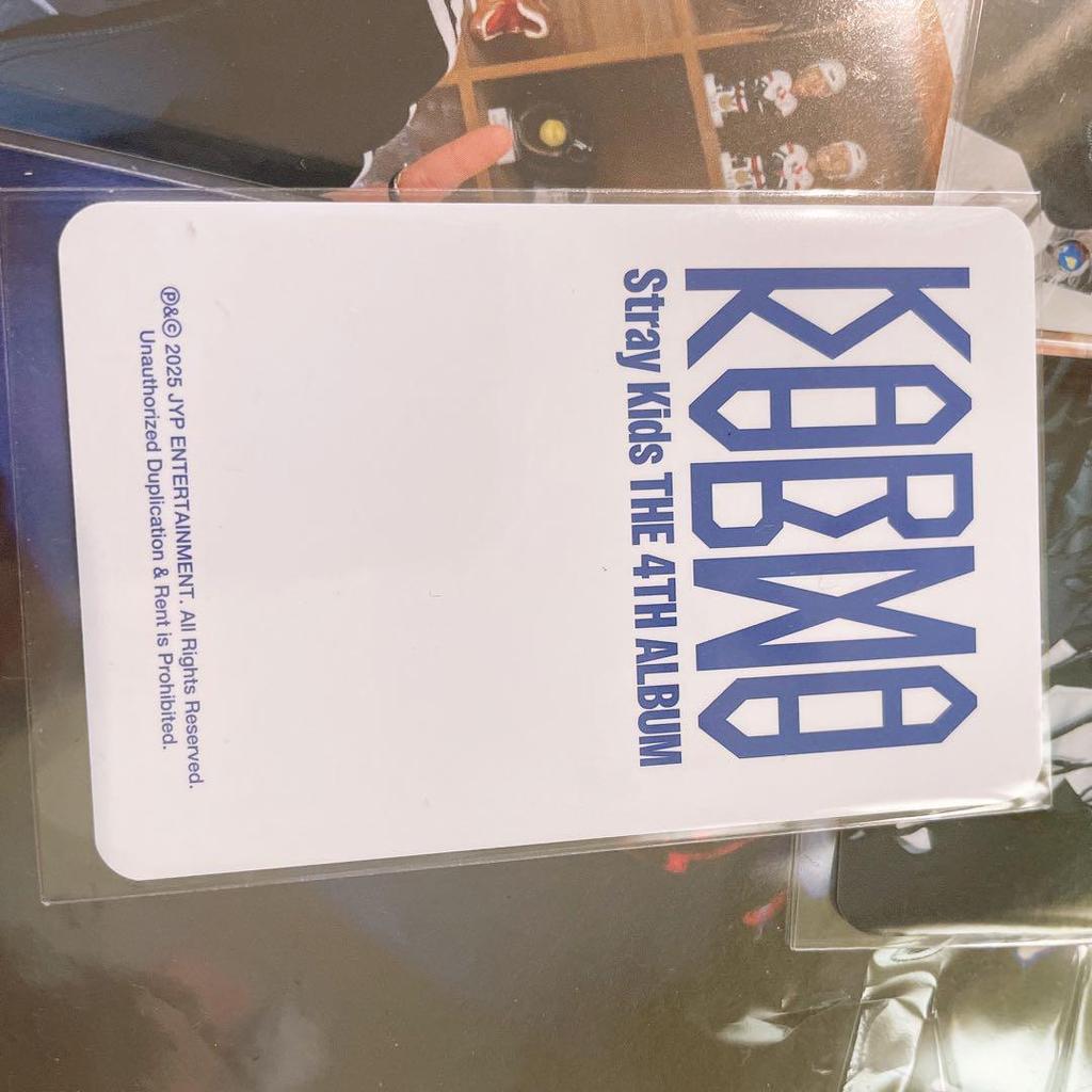 [USED] Stray Kids Karma Zoover. Fans Bonus Trading Cards (6 Cards)