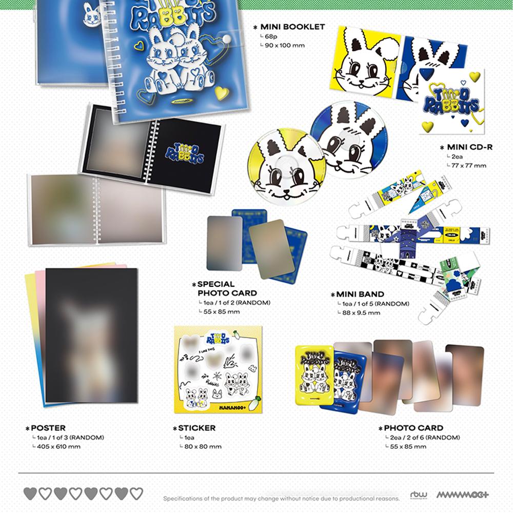 MAMAMOO + - TWO RABBITS (1st Mini Album) [MINI VER]