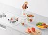 Toyoho Gachapin & Mukku Enamel Measuring Cup, White, Small, GMJ-2403