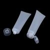 10Pcs Squeeze Lotion Container Refillable Bottle Travel Pack Empty Matte Clear Tube Cosmetic Cream Lotion Shampoo Bath Dispenser