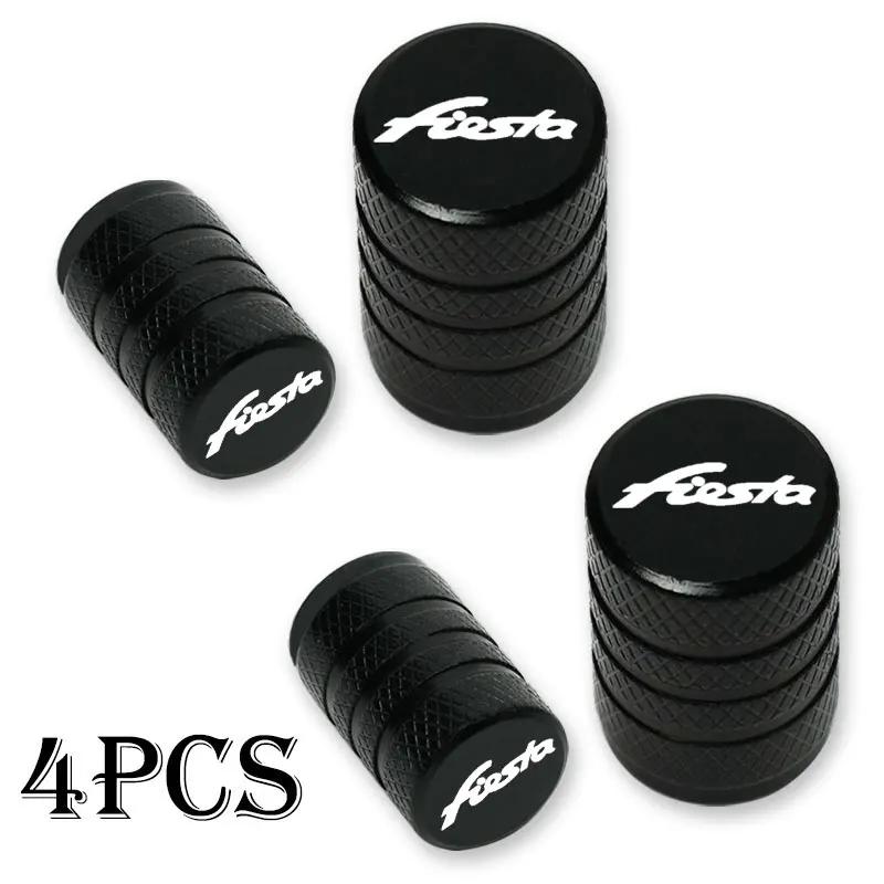 

4pcs Car Wheel Tire Valve Caps Tyre Stem Covers Airdust Waterproof For Ford Fiesta Auto Accessories