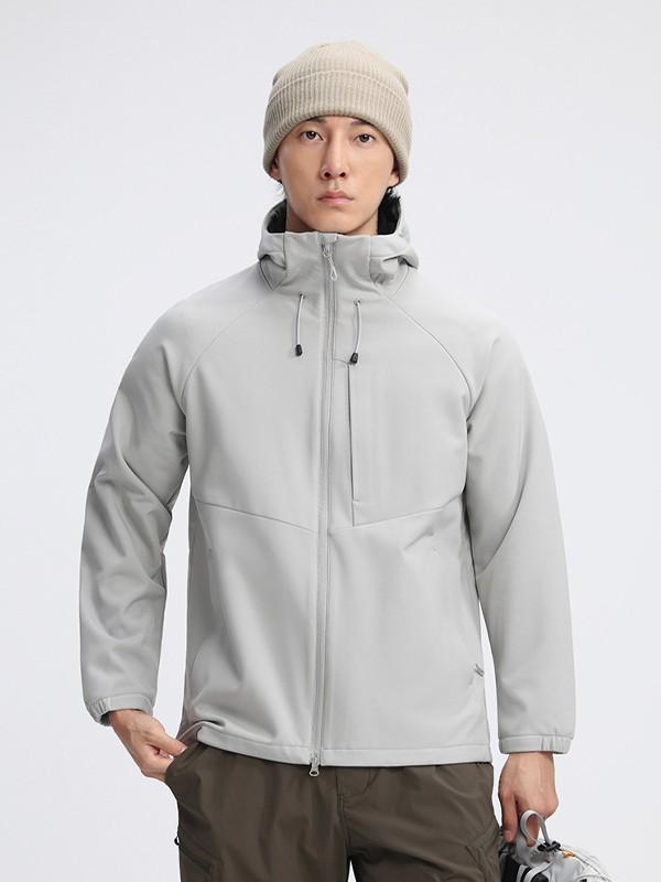 Big Brand Windproof Running Travel Jacket, Women's Soft Shell & Men's High-End Feel Hooded Rainproof Jacket for Autumn Winter.