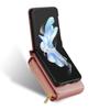 Crossbody Leather Wallet Case For Samsung Galaxy Z Flip 7 FE 6 5 4 3 5G Flip6 Flip7 Long Lanyard Zipper Card Holder Purse Cover