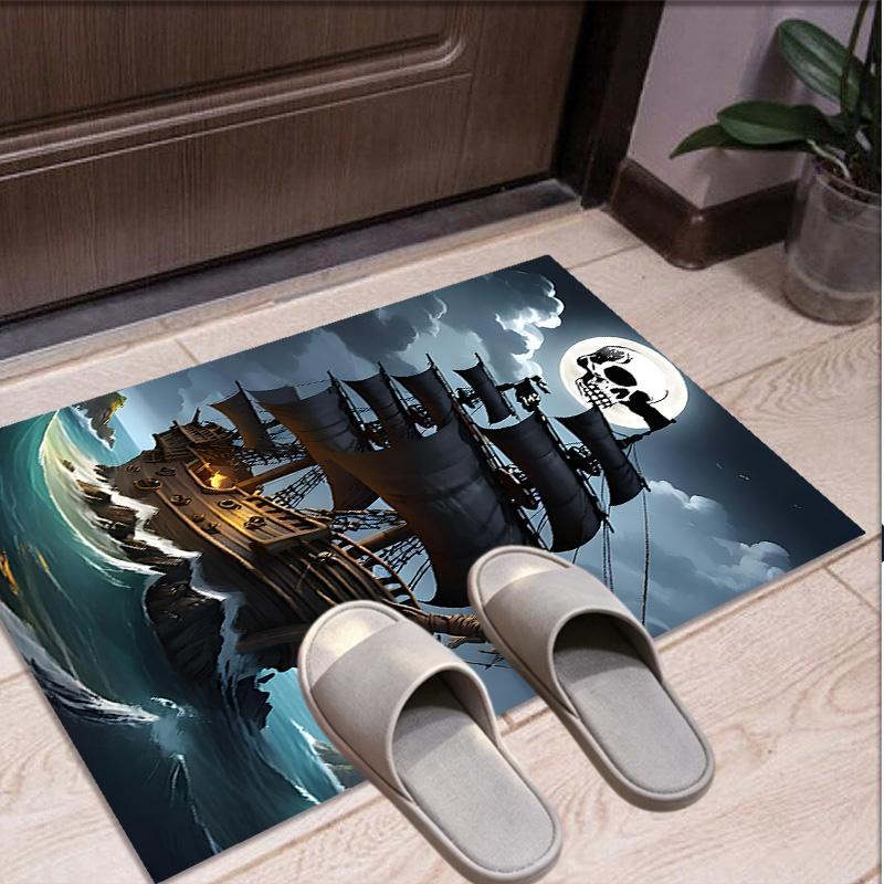 Captain Jack Sparrow Pattern Rug, Indoor/Outdoor Mat, for Picnic, Gameroom, Bedroom, Office, Living Room, Home Decor Carpet, Birthday Gift