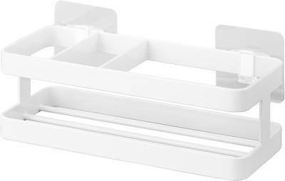 Yamazaki Film Hook Sponge Bottle Rack White W18 X X H6cm Film Tower Sponge Holder Sponge Holder Sink Storage 2167 & Body Approx. D7.5 (excluding