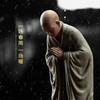 Creative Boutique Purple Clay Little Monk Tea Pet Figurine Zen Style Decoration for Study, Living Room, Office Desktop