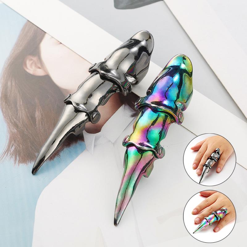 

Дракон Панк Рок Кольца Металлическая Броня Сустав Полный палец Кольцо Активность Кольцо