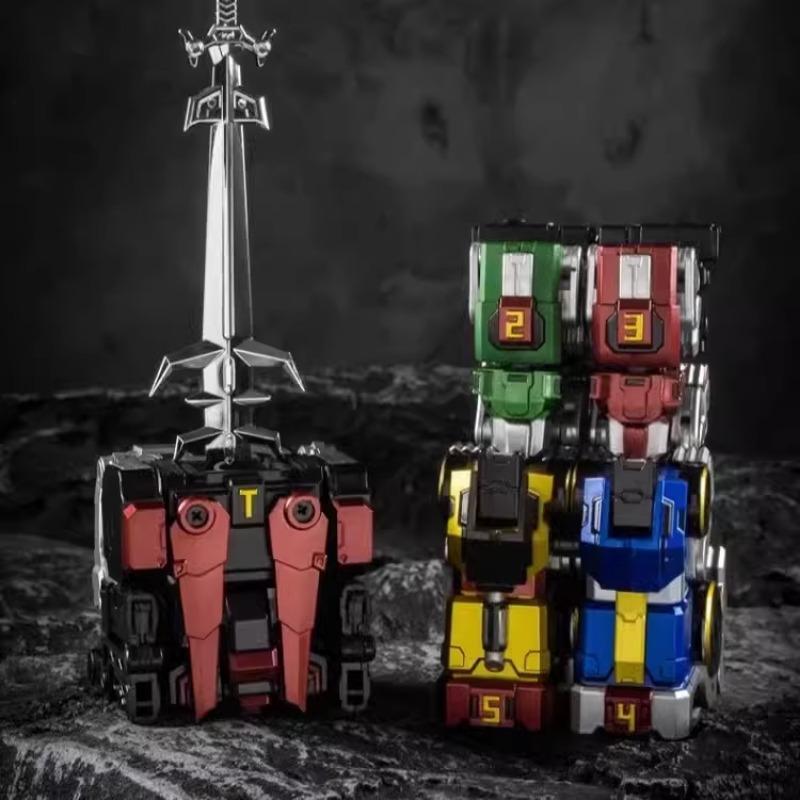 Transformation Toy MICRO COSMOS MC-01S ELVIS Voltron Metal Spray Paint Edition War God Action Figure in Stock