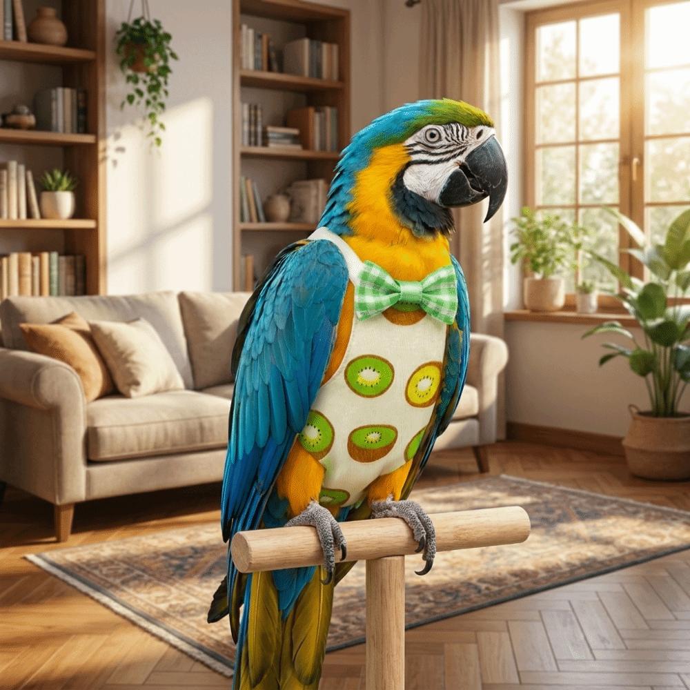 Adjustable Bird Nappy Breathable Parrot Flying Clothes Comfortable Bird Flight Suits  Travel