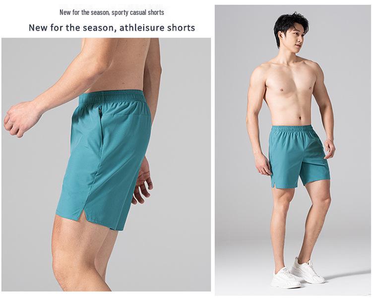 Men's Quick-Dry Lightweight Running Shorts - Breathable, Moisture-Wicking, Loose Fit for Summer
