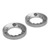 2pcs Burrs Replacement for Rancilio Coffee Grinder 50MM Diameter Stainless Steel 3 Hole Burr Set