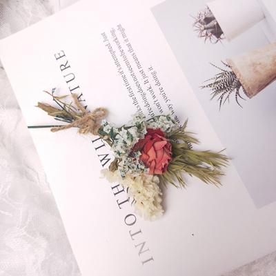 Matériel de bricolage Mini bouquet de fleurs séchées Décoration de roses Accessoires de tournage