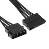 4Pin Hard Drive Power Cable 1 Male To 3/4/5/6 Female Splitter Adapter SATA Power Hard Disk Extension for DIY PC Sever