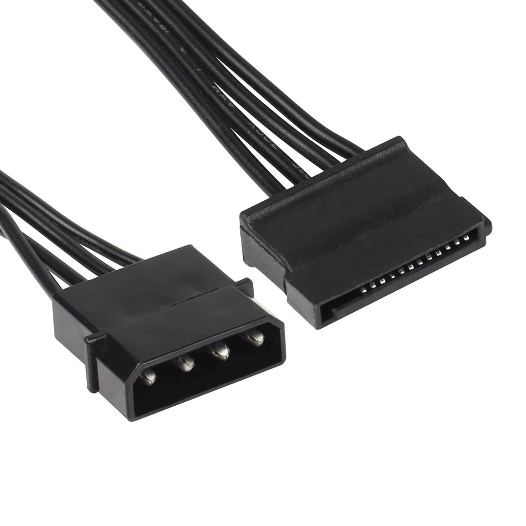 4Pin Hard Drive Power Cable 1 Male To 3/4/5/6 Female Splitter Adapter SATA Power Hard Disk Extension for DIY PC Sever
