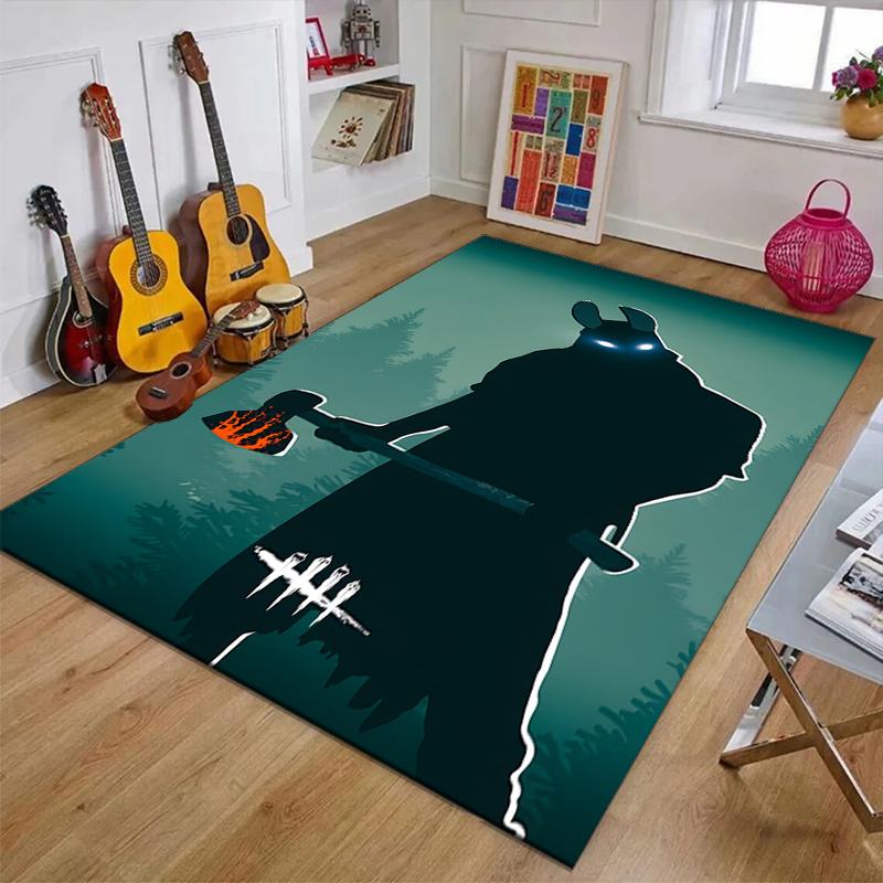 Dead by Daylight Polyester Carpet, Soft Indoor Mat for Office Chair, Living Room, Computer Desk - Decorative Home Office Rug Design