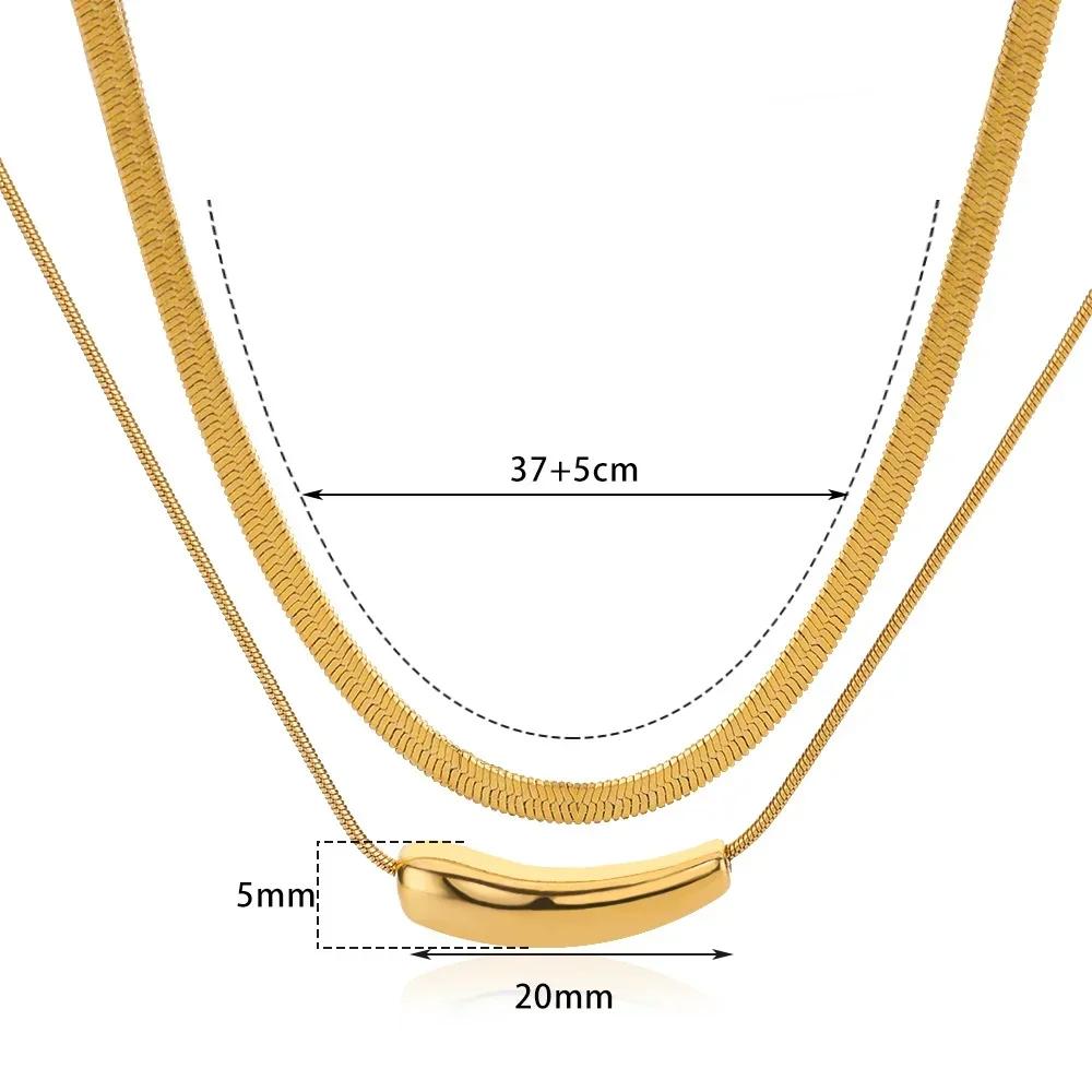 316L Stainless Steel Necklace for Women Heart Pendant Charm Necklaces Choker Aesthetic Handmade Zircon Accessories Free Gifts