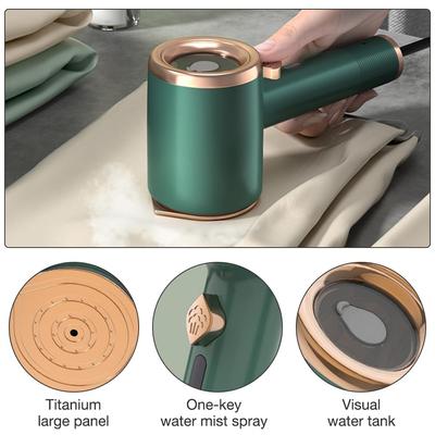 Ręczne żelazko parowe do ubrań Przenośna mini maszyna do prasowania Domowa podróż Parownica do odzieży Użytek na mokro i sucho Domowe parowanie tkanin