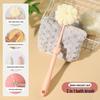 2-in-1 Long Handle Back Scrubber with Soft Bristles & Bath Ball