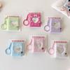 Pockets Portable Keychain Jewelry Photos Holder 1/2 Inch Mini Photo Albums For Photos Cards Small Album Book Photocard Holder