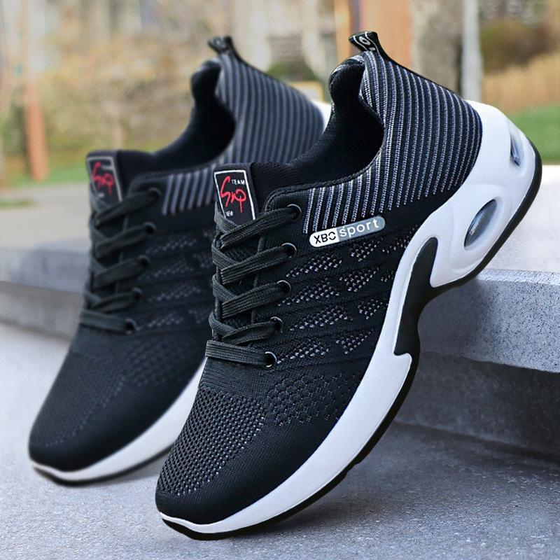 Men's 2025 Lace-Up Running Sneakers, Plus Size Casual Sports Shoes