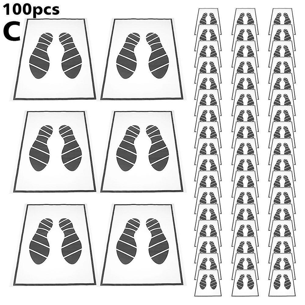 100Pcs Disposable Car Floor Mat Paper Truck Vehicle Auto Interior