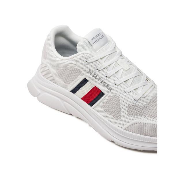Мужские кроссовки Tommy Hilfiger Modern runner knit evo ess fm0fm05245 белые