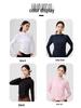 Lu Chuan Slim Fit Hooded Yoga Jacket with Waistband Pocket and Zipper.