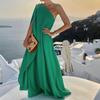 Formell kjole Sequined Split Dame Uregelmessig Off Shoulder Bodycon Kjole til bryllup