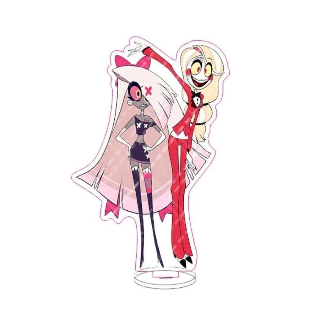 15cm Acrylic Stand For Hazbin  Charlie Morningstar Vaggie Alastor Lucifer Morningstar Peripheral Cute Desktop Ornament Gift