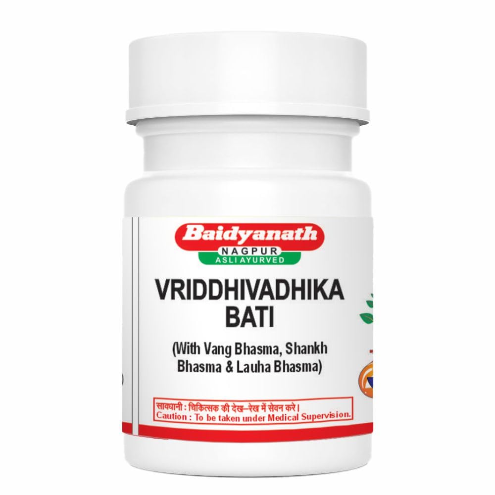 Baidyanath Asli Ayurved Vriddhivadhika Bati 40 Tablets X Pack of 2 for Digestive Wellness & Metabolism Support