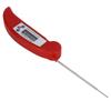 Rotes Klapp-Lebensmittelthermometer Tragbares Hochgenaues LCD Digitales Kochtemperaturmessgerät