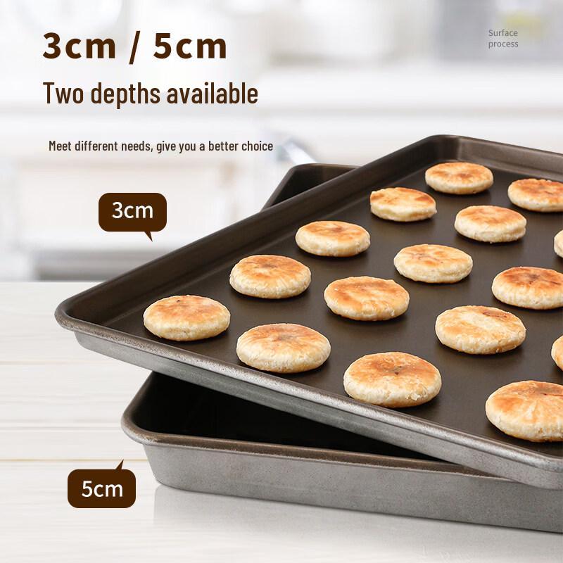 ZISIZ Food-Grade Non-Stick Rectangular Baking Pan