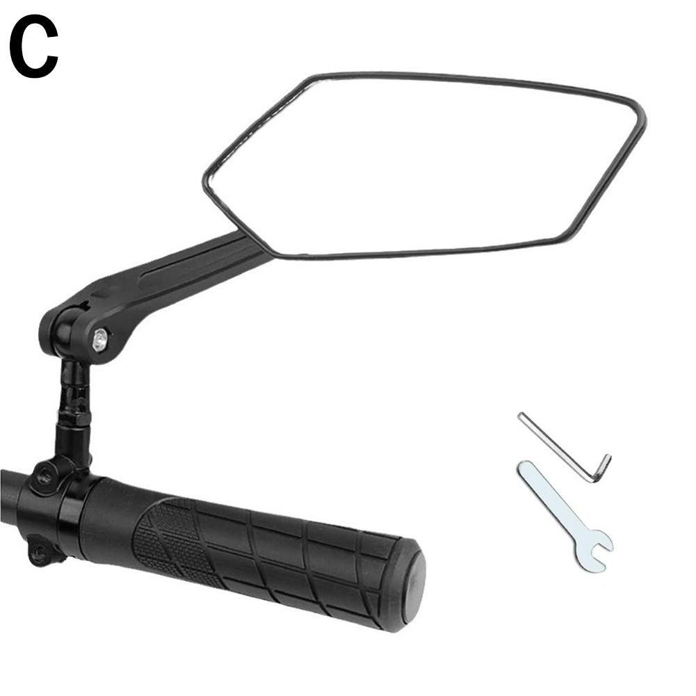 Rotatable Handlebar Mirror Clear Rearview Electric Scooter Cycling Bicycle Accessorie Bike Rear View Mirror Reflector Adjustable