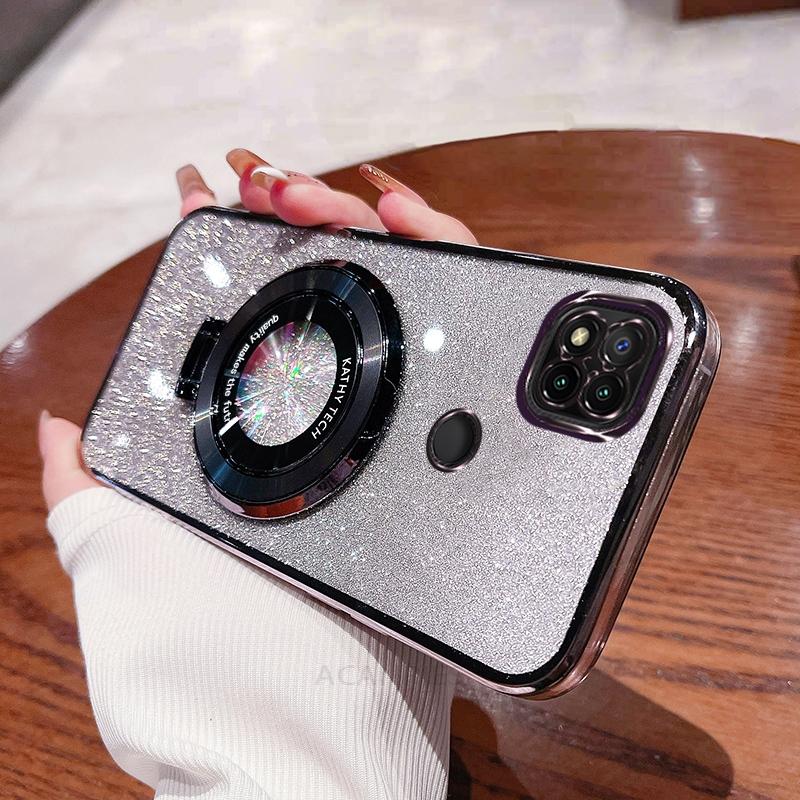 

Redmi9c Блестящий держатель силикона чехол для Xiaomi Redmi 9c 9 9a 10 10a 10c 12 12c 13 13c 14c A1 A2 A3 подставка чехол Redmi10a Redmi Note 8 Pro